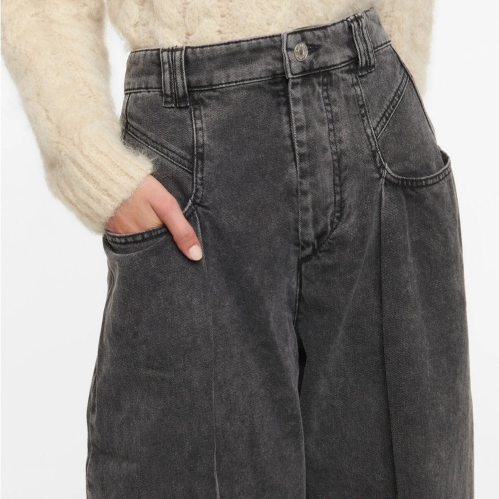 Isabel Marant - Vetea high-rise wide-leg jeans - size 36 (S) - NWT